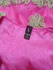 Pink Ethnic Gown, donation motive 🙌