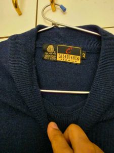 Navy Blue Knit Sweater