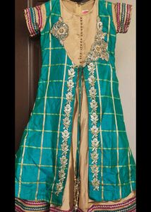 Girls Ethnic Dress Gown Party Festive Dresess Kids