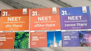 NEET Chapter Wise Solved Papers (3 Books)