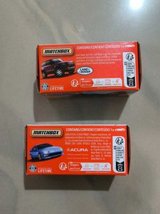 MATCHBOX ACURA INTEGRA &amp; LAND ROVER DEFENDER 90