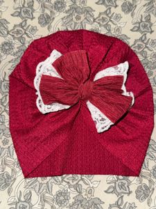 Baby Girl Turban Hat with Bow