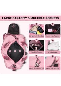 Pink Flyngo Duffle Bag