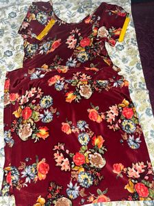 Multicolour crepe suit ( kurti)