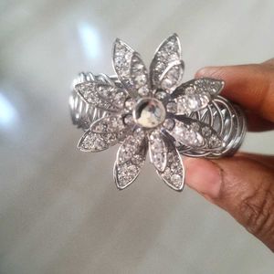 Ornate Gold-Tone Cuff Bracelet