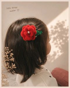 Cute Cherry &amp; Flower Hair Clips Set of 4