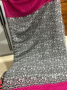 Elegant Printed Saree textured
