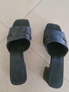 Stylish Black Block Heels