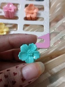 Cute Flower Hair Claw Clips Set of (6)
