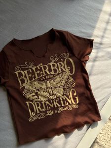 Urbanic - Brown Beer Bro Graphic Tee[Size - S]