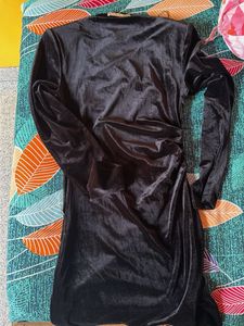 Velvet black dress