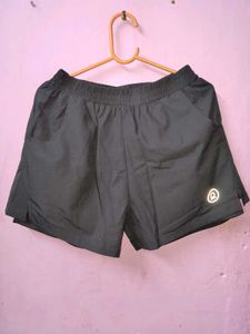 Chkokko Stylish Black Athletic Shorts
