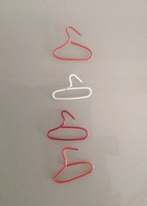 Set of 4 Decorative mini Hangers