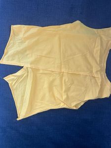 Yellow Graphic Tank Top