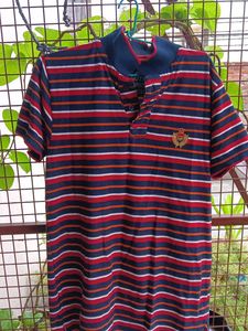 Striped Polo T-Shirt