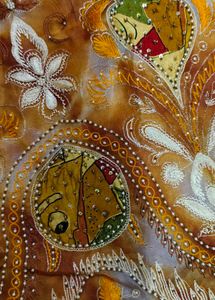 beautiful 😍 uquin hand work saree 🔥