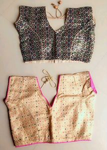2 Designer Blouse Combo | New | Unused | Measureme