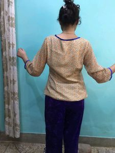 Printed Chiffon Top