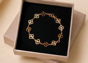 Gold Clover Bracelet