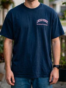Navy Blue Men T-Shirt