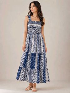 Boho Patchwork Maxi Dress
