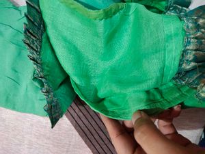 Vibrant Green Blouse