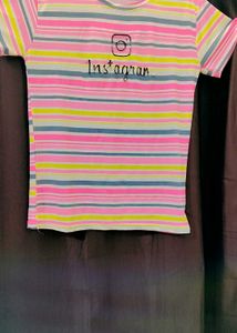 Striped Instagram Tee