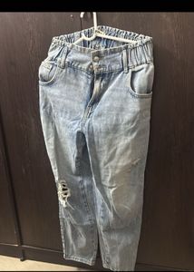Distressed Denim Jeans