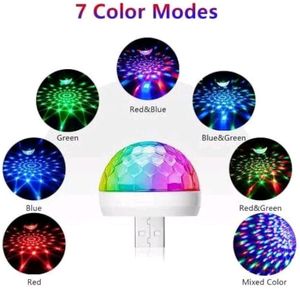 USB LED Magic Disco Ball (Pack Of 2)