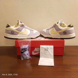 Nike Dunk Low Lilac Floral Sneakers