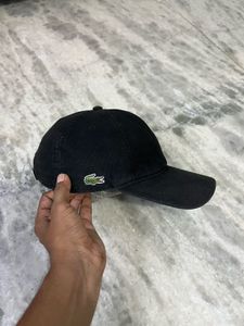 Lacoste Black Baseball Cap