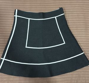 Black A-line Skirt