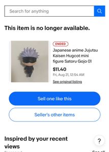 imported og Japanese Gojo satoru hugout gacha