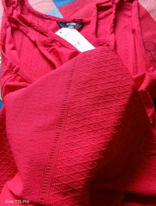 Stylish Red Cami Top || Beautiful dress