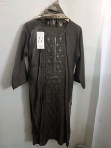 Yellow Kurta Set with Dupatta