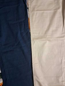 Men's Chinos - Navy &amp; Beige