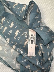 Cute Seahorse Print Briefs