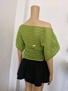Crochet Willow Mesh Top 💚