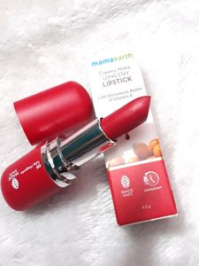 Mamaearth Creamy Matte Lipstick Tulip Magenta