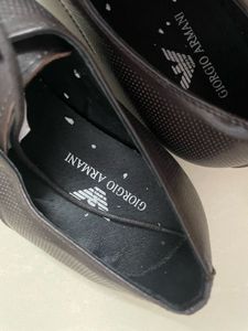 Giorgio Armani Brown Dress Shoes