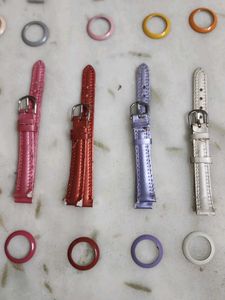 Assorted Watch Straps &amp; Rings