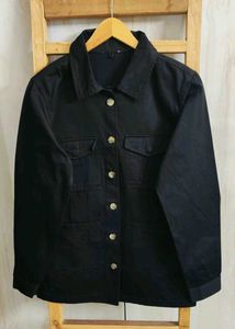 Embroidered Black Jacket size-40