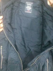 MAX Navy Blue Bomber Jacket