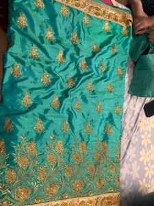 Elegant Blue Silk Saree