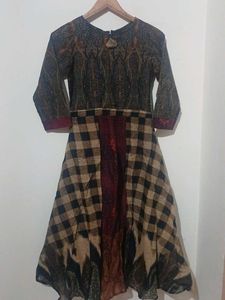 anarkali with leggings