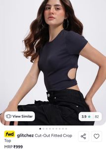 Cut-out Crop Top