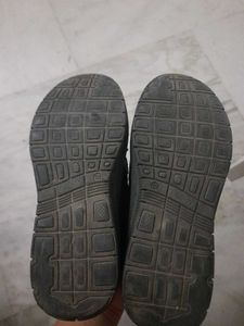 Liberty Black Velcro School Shoes