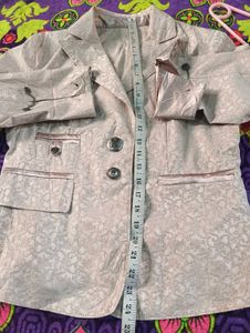Elegant Floral Print Blazer