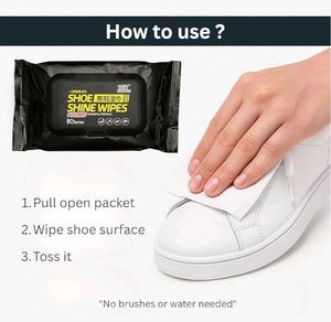 Shoe Shine Wipes -