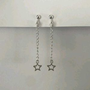 Star Chain Earrings